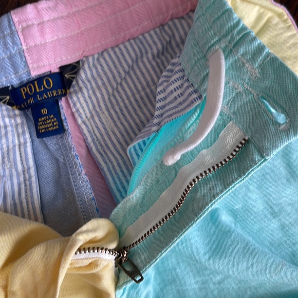 Ralph Lauren Color Block Cotton Shorts - Picture 6 of 6